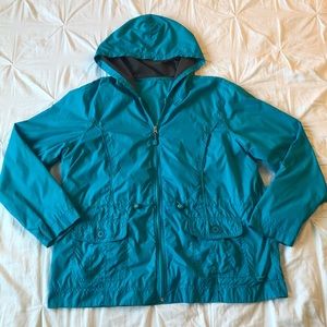 Women’s blue windbreaker